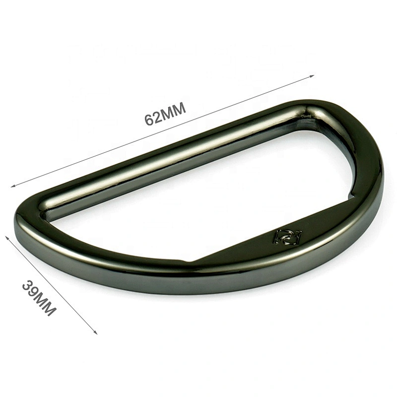 Dongguan Supplier Professional Custom Gunmetal Metal D Ring Buckle for Clothing