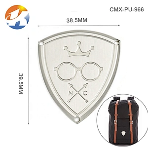 Professional Custom Engraved Bag Logo Metal Plate Handbag Brand Logo Metal Label