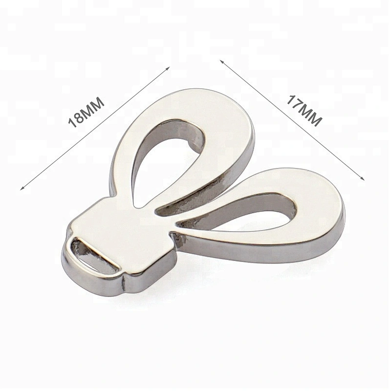 Shoes Hats Accessories Custom Small Metal Logo, Nickel Metal Plate Label for Purse Bag