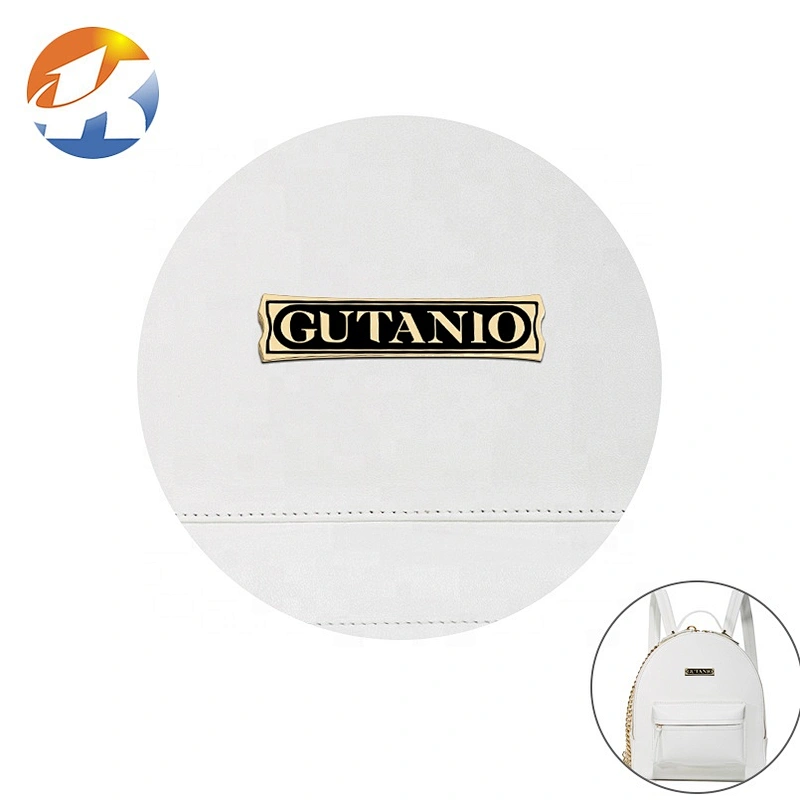 Manufacturer Custom Metal Embossed Logo Label Metal Brand Logo Label Tags Handbags