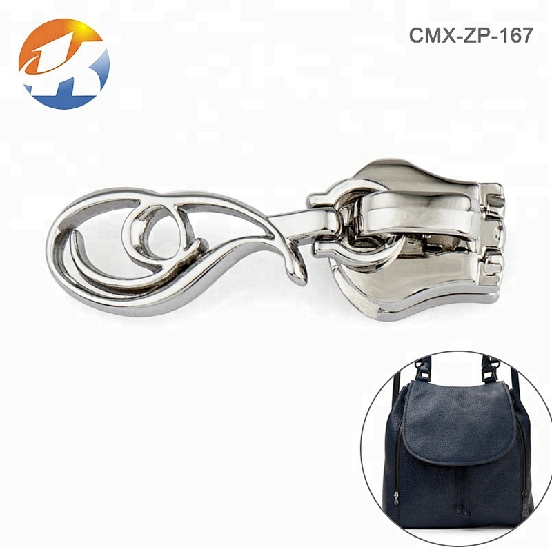 Handbag Hardware Suppliers Custom Metal Zipper Puller Slider