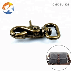 Handbag Hardware Supplier Wholesale Metal Trigger Snap Hook for Bags, Custom Zinc Alloy Metal Snap Hook