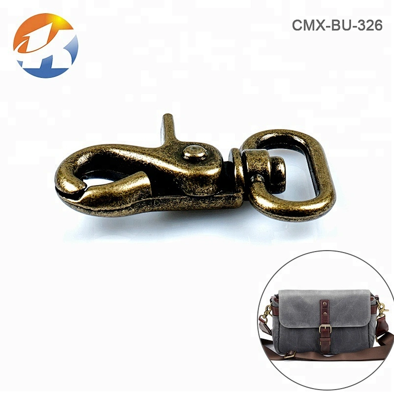 Handbag Hardware Supplier Wholesale Metal Trigger Snap Hook for Bags, Custom Zinc Alloy Metal Snap Hook