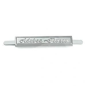Hot Sale Bag Hardware Gold Metal Nameplate, Custom Metal Logo Label for Handbags*
