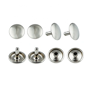Fashion Rivets And Studs Handbag Hardware, 15mm Gunmetal Metal Rivets For Leather Bags