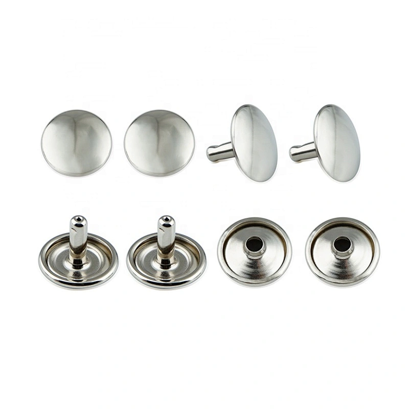 Fashion Rivets And Studs Handbag Hardware, 15mm Gunmetal Metal Rivets For Leather Bags