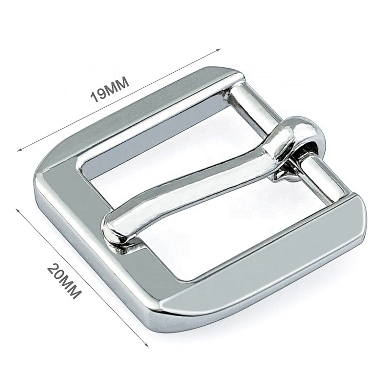 Pin Buckle Manufacturers Wholesale Square Silver Metal Pin Buckle for Bag's Shoulder