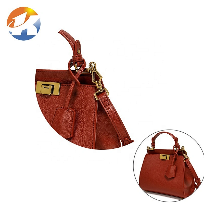 Fashion Special Color Tea Gold Metal Hook Clasp For Bags