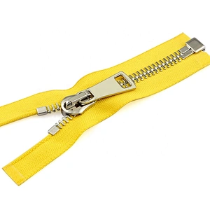 Manufacture Wholesale Nylon Tape Metal Teeth Zipper Roll, Gold Metal Zipper for Garment