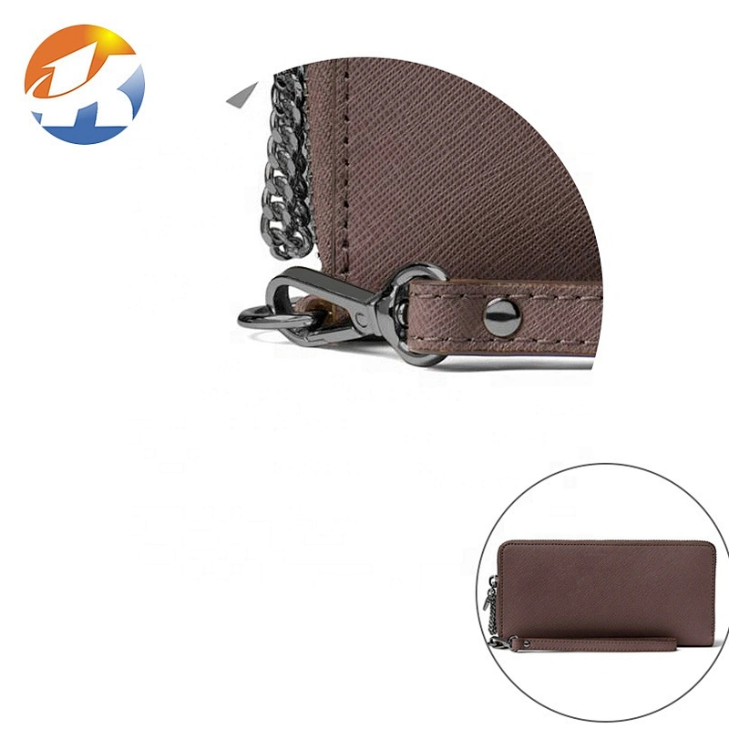 Wholesale Pearl Gunmetal Metal Keychain Spring Snap Hook, Zinc Alloy Metal Swivel Snap Hook for Purse