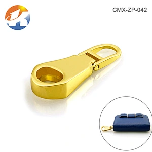 Zinc Alloy Bag Accessories Custom Metal Zipper Puller Slider