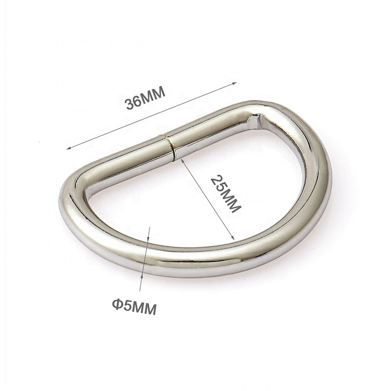 Wholesale Cheap Price Good Quality Bulk Metal Bag D Ring Buckle for Backpack Strap