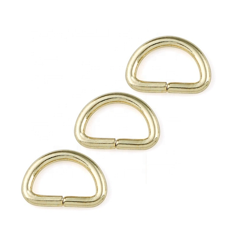 Wholesale Small Iron Metal Bag D Ring, 8mm D-ring Buckle for Strap and Backpack