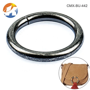 Factory Direct Wholesale Cheap Price Nickel-Free Plated Metal Bags Iron O Ring for Backpack