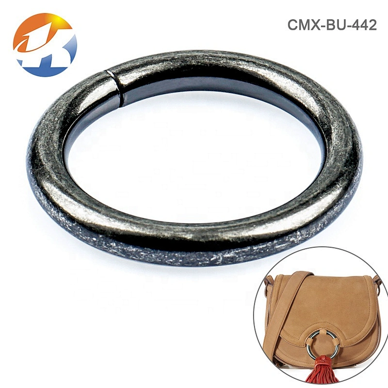 Factory Direct Wholesale Cheap Price Nickel-Free Plated Metal Bags Iron O Ring for Backpack