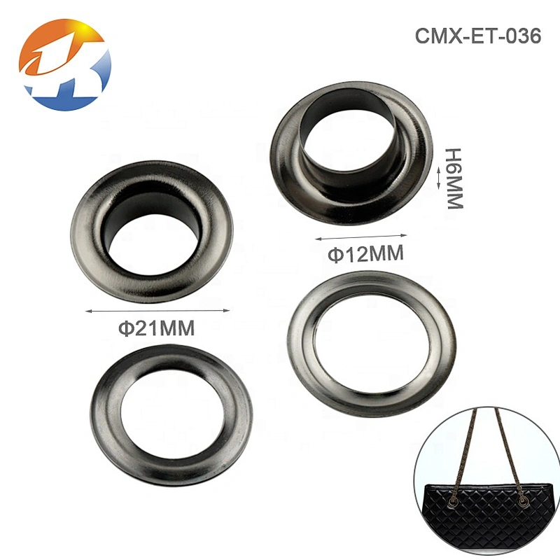 Wholesale Promotional Round Metal Eyelets, Bag Hardware Custom Metal Grommet For Garment