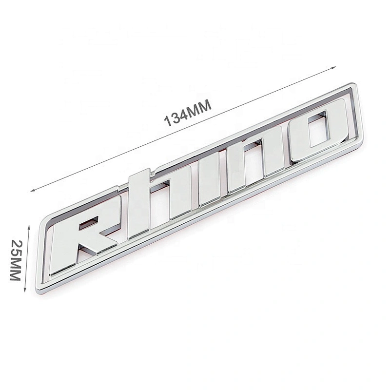 Design Chrome Plated Adhesive Car Logo Metal Emblem Badge, Custom Metal Logos Cars Label with 3M Adhesive for Furinitur Machine