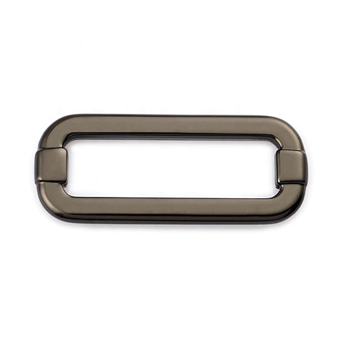 Zinc Alloy Matt Gunmetal  1.5 Inch Metal Backpack Buckle for Straps