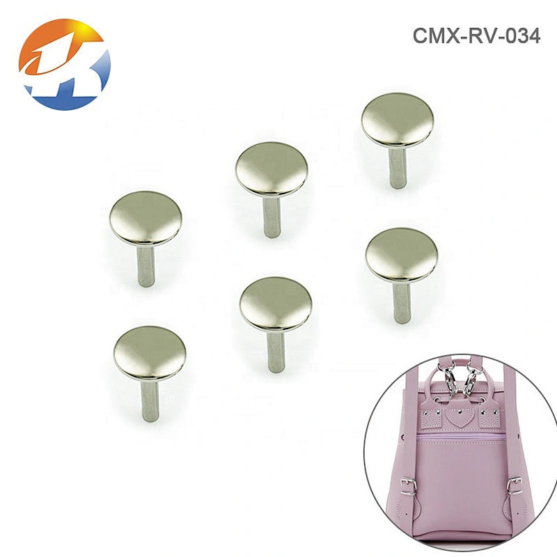 Wholesale Iron Nickel Metal Rivet for Cloth, Wholesale Double Cap Rivet For Bag