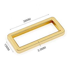 High Quality Bag Accessories Zinc Alloy 1.5 Inch Gold Metal Buckle for Bags