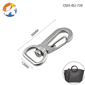 Wholesale Handbag Hardware 13mm Metal Clasp Snap Hook Buckle, Zinc Alloy Metal Hook for Wallet and Bags