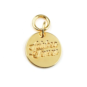 Zinc Alloy Personalised Custom Logo Metal Brand Tags for Leather Bags, Engraved Logo Metal Hanging Plate for Bags