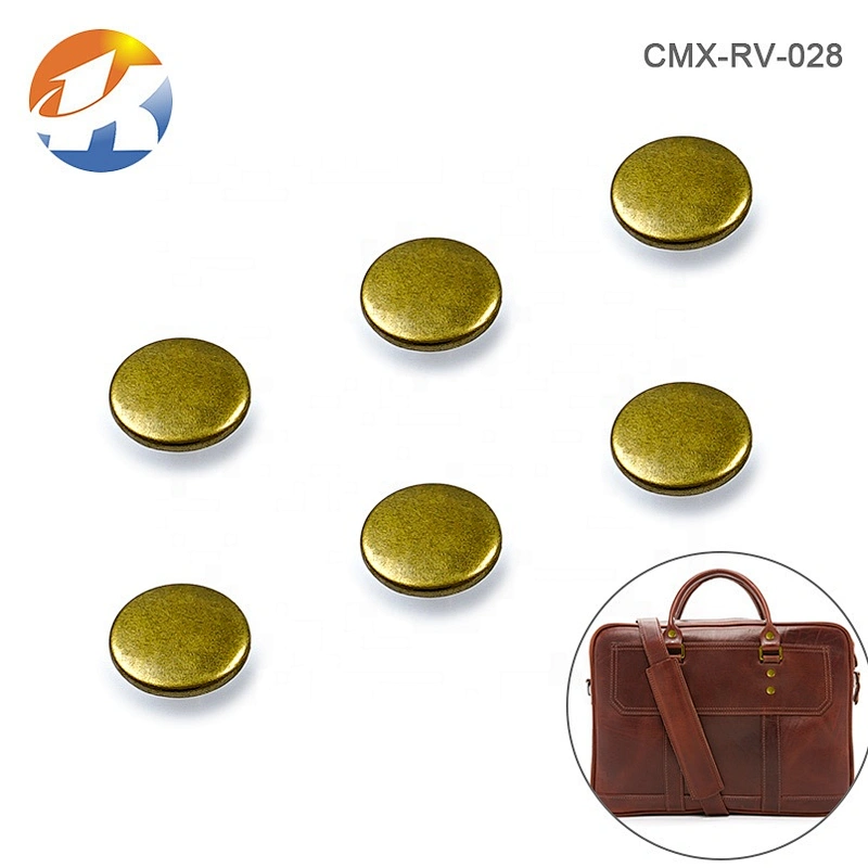 Wholesale Eco-Friendly Bronze Metal Rivets, Custom Metal Rivet For Clothing Handbags