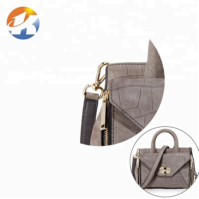 Eco-Friendly Light Gold Plated D Ring Tail Handbag Rotating Metal Snap Hook for Bag, Wholesale Alloy Metal Spring Snap Hook