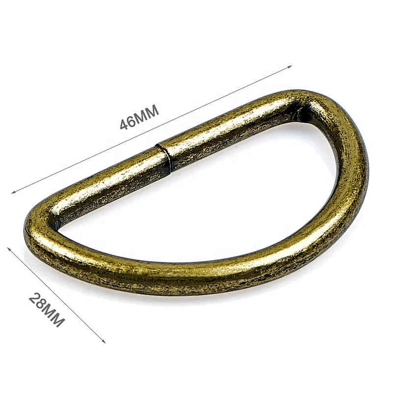 Wholesale Cheap Price Good Quality Bulk Metal Bag D Ring Buckle for Backpack Strap
