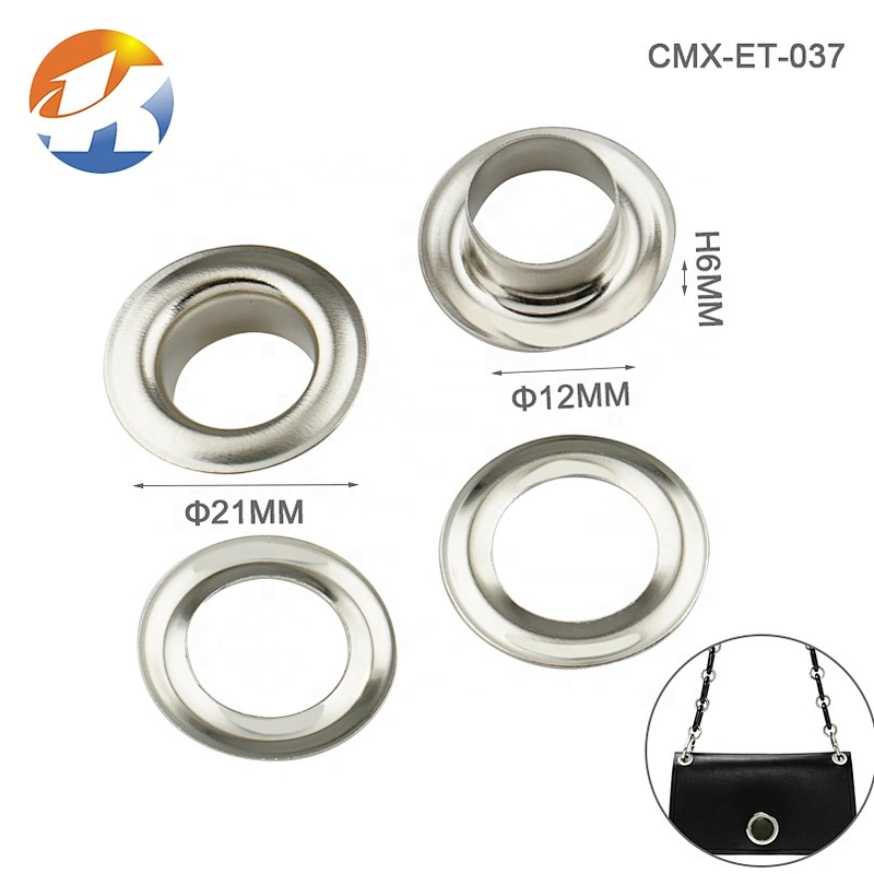 Bag Hardware Metal Clothing Eyelets And Grommets For Textiles And Leather Products