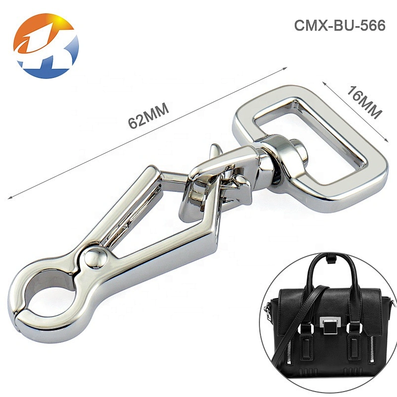 Fashion Special Color Tea Gold Metal Hook Clasp For Bags