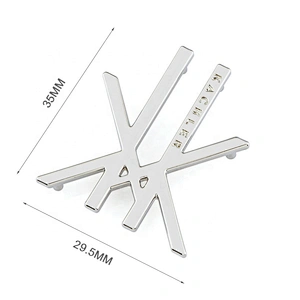 Factory Direct Custom Metal Logo Label, Bag Accessories Metal Name Plate for Handbags