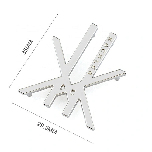 Factory Direct Custom Metal Logo Label, Bag Accessories Metal Name Plate for Handbags
