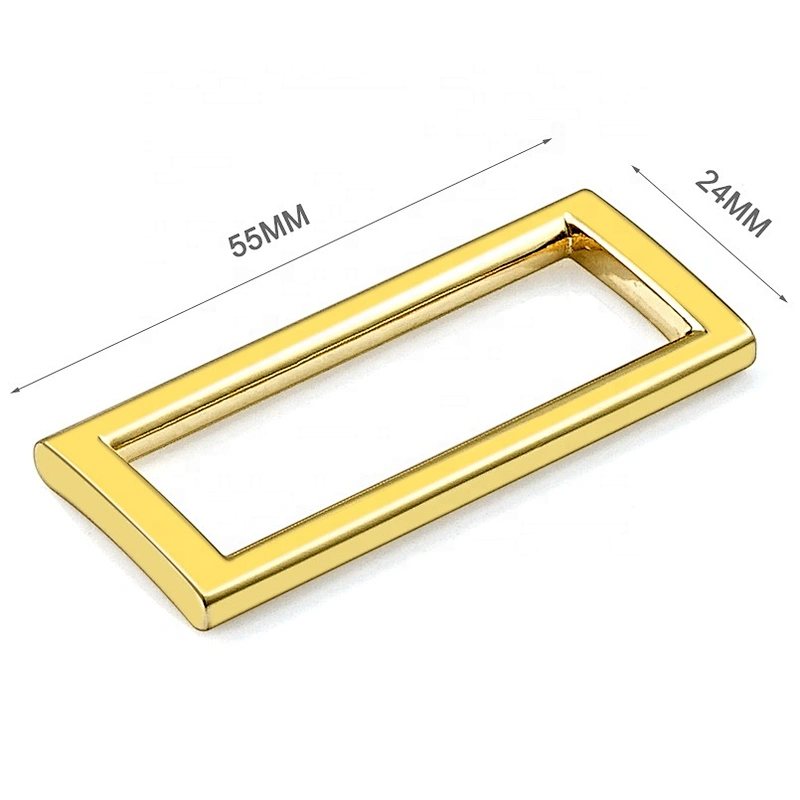 Wholesale High Grade Handbag Hardware Gold Metal Buckle, Custom Metal Buckle for Bag