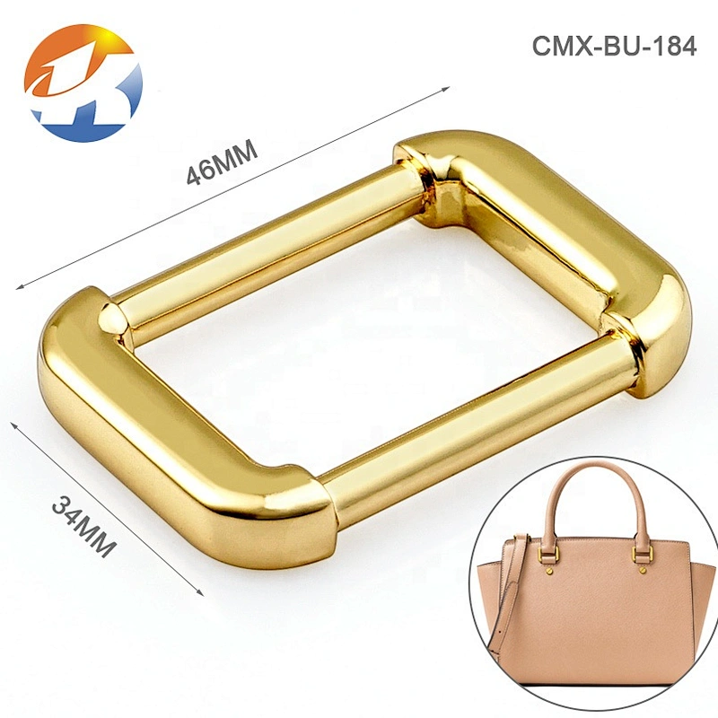 Factory Direct Wholesale Metal Square Buckle for Backpack, 25mm Silver Metal Buckle for Handbags