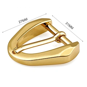 Pin Buckle Manufacturers Wholesale Square Silver Metal Pin Buckle for Bag's Shoulder