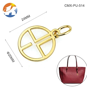 Lion Custom Engraved Handbag Metal Logo Plate