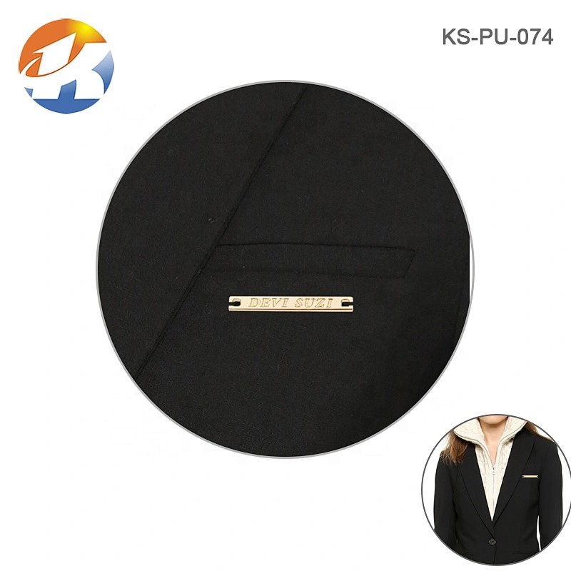 Design Clothing Brand Logos Metal Tag Labels For Clothes, Sewing Golden Metal Cloth Label Tag For Clothing Custom