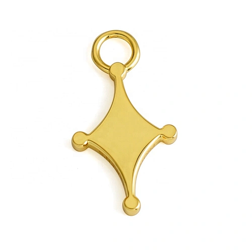 High End Bag Hardware Custom Logo Brand Metal Logo Hang Tags For Handbags