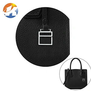 Fashion Bag Hardware Silver Plated Eco-friendly Metal Tag, Custom Metal Hanging Logo Tags for Handbags*