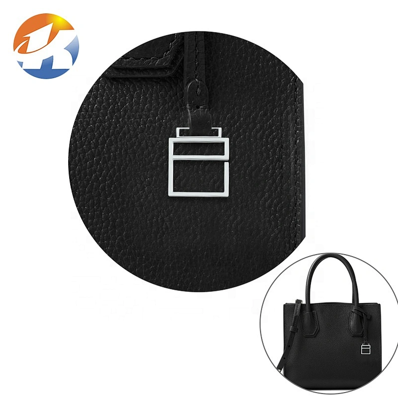 Fashion Bag Hardware Silver Plated Eco-friendly Metal Tag, Custom Metal Hanging Logo Tags for Handbags*