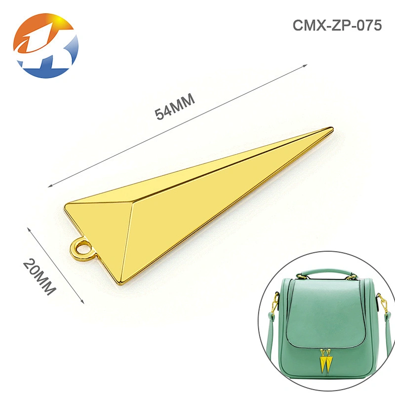 Fashion Style Metal Custom Made Zipper Pull For Bags