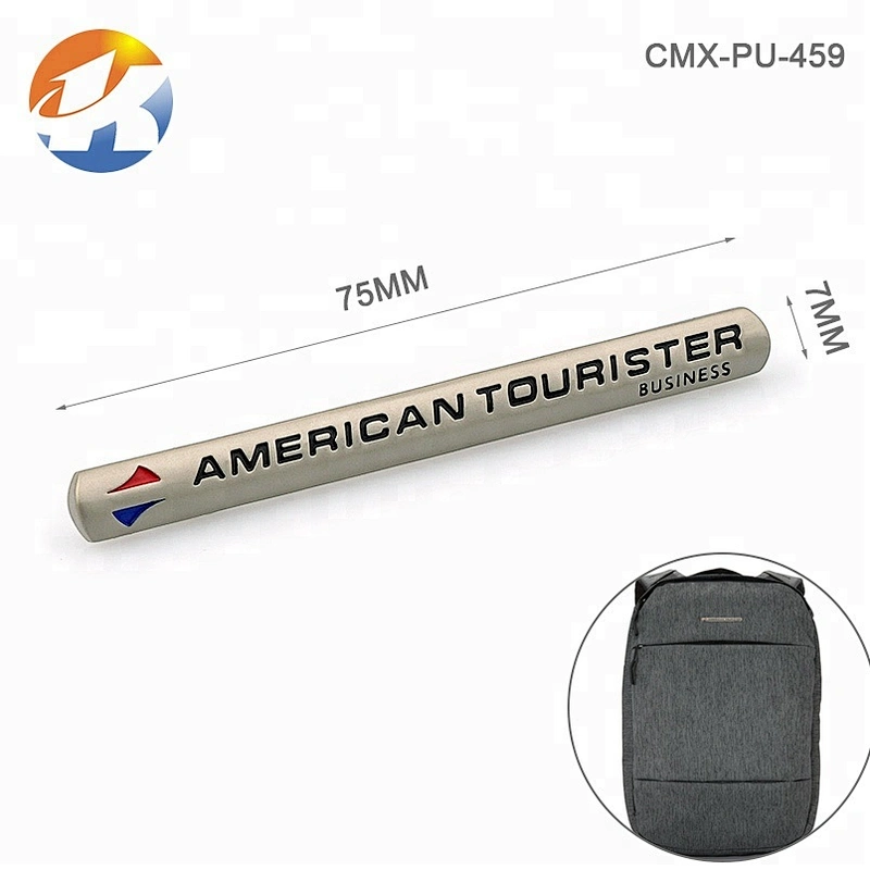 Handbags Accessories Engraved Logo With Colors Custom Metal Labels