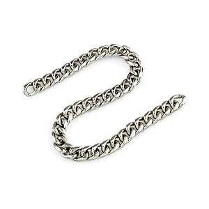 China Manufacture Durable Nickel Metal Chain For Handbags