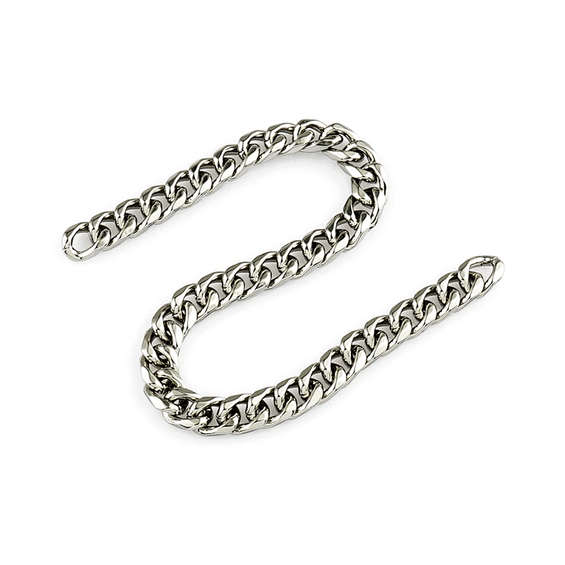 China Manufacture Durable Nickel Metal Chain For Handbags