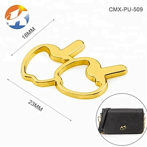 Round With 2 Holes Sewing Custom Engraved Metal Logo