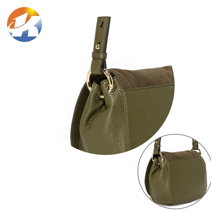 Fashion Hot Selling 1 Inch Gold Round Metal Clasp Spring Snap Hook, Alloy Metal Key Ring for Handbags