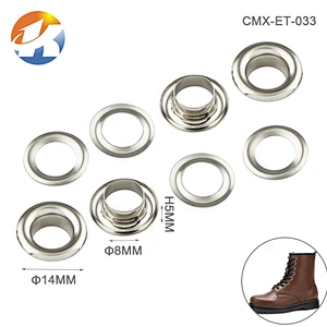 Wholesale Garment Accessories Round Nickel Grommet, Iron Metal Eyelet For Bag Hardware