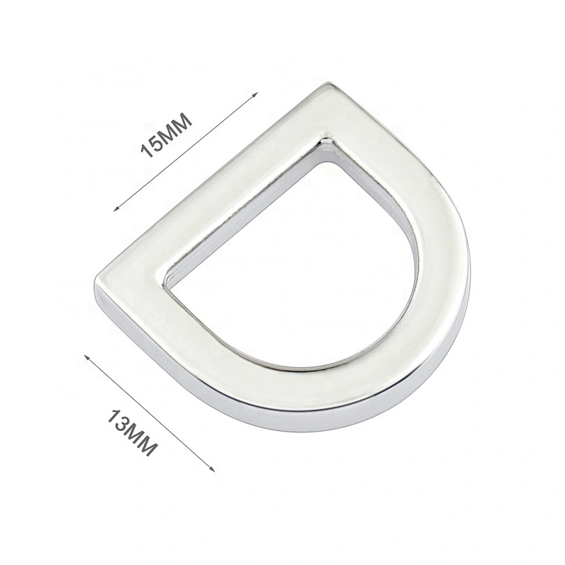 Wholesale Nickel Plated Small Metal D-ring Buckle for Purse, CHeap Bag Hardware Metal D Ring for Handbag