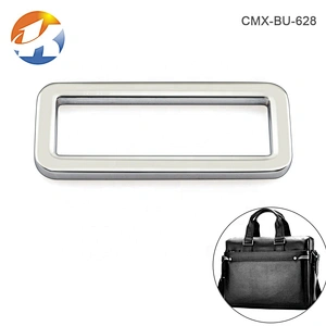 High Quality Bag Accessories Square Metal Buckle, Custom Silver 1.5 Inch Metal Bag Buckle for Handbags